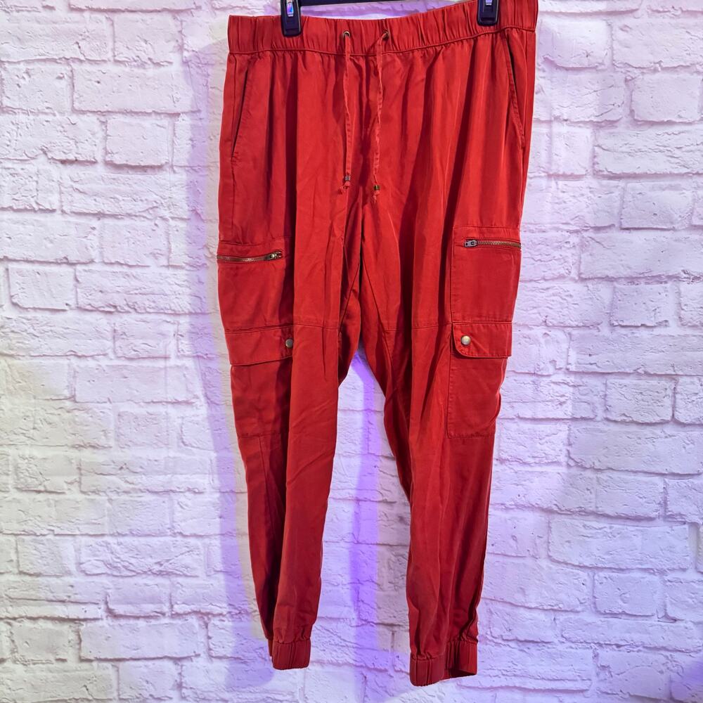Banana Republic Burnt Orange Lightweight SZ L Joggers